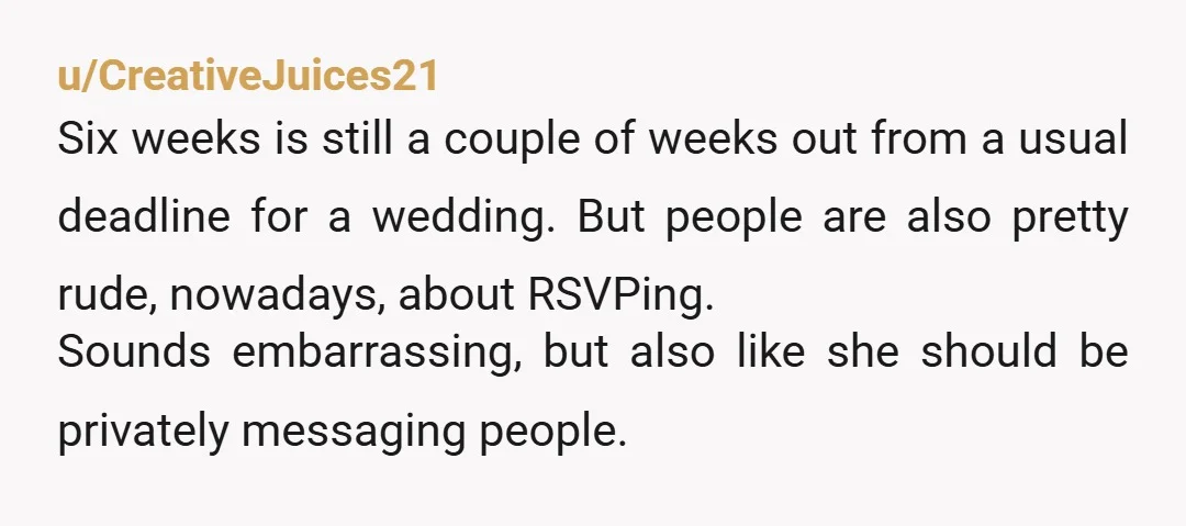 u/Sensitive-Club-6427 I am reading so many posts about “uninviting?” I am a bit older, but just do not get this nor see how it is in any way acceptable. Once...