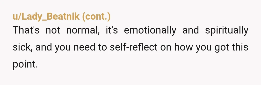 u/TreyRyan3
Look. It happens.
You used a machine to express your feelings instead of trusting yourself.
She is now probably using a machine to enjoy good feelings without you.