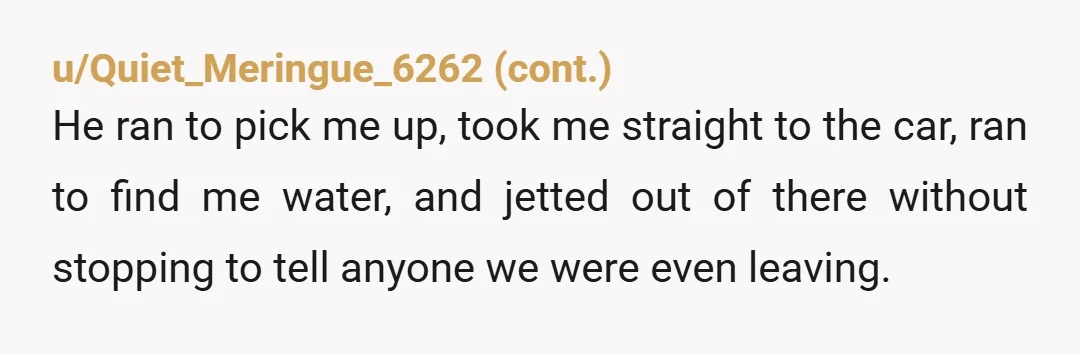 u/CrazyMisSE NOR - Do not marry her. She’s more worried about her stupid concert than the well being of her partner who PASSED out!? I would’ve freaked the hell out...