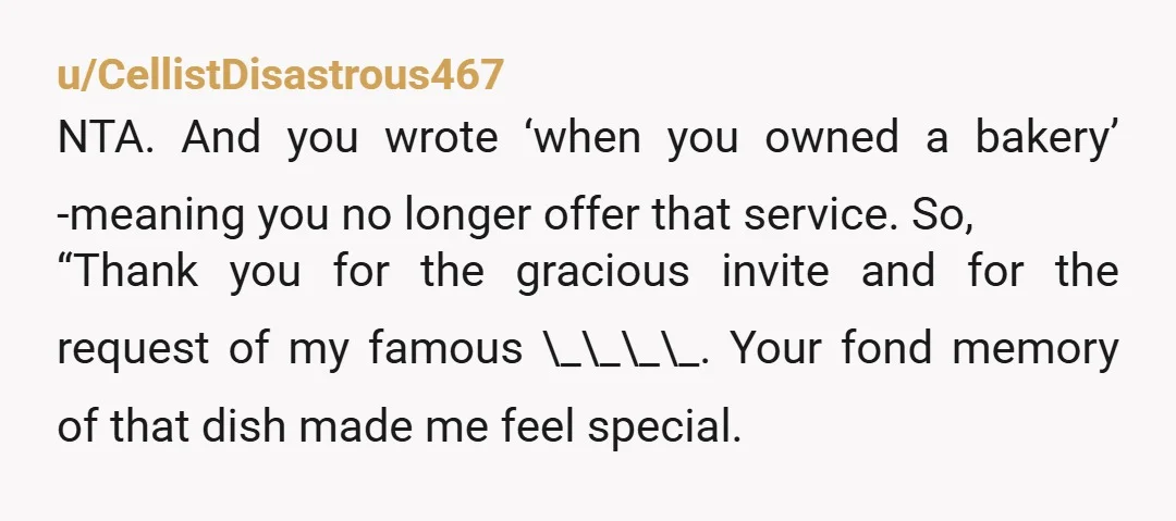 u/WhiteKnightPrimal NTA for being upset, that's super entitled. But just RSVP no. If asked, say you're busy that day and can't get out of your commitment. Don't say what it...