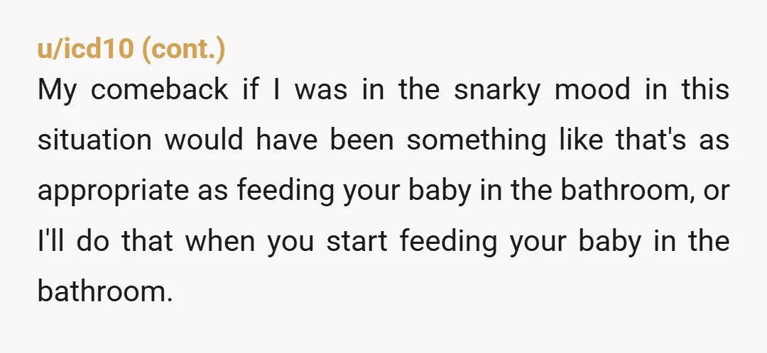 u/BombeBon
Absolutely not.
That was a medical emergency.
Hope your nephew is okay?