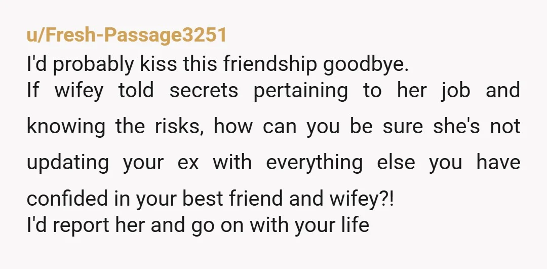 u/Lola_Luvly
The friendship is done whether you report her or not, so might as well get some justice too.
I guarantee this isn’t her first time.