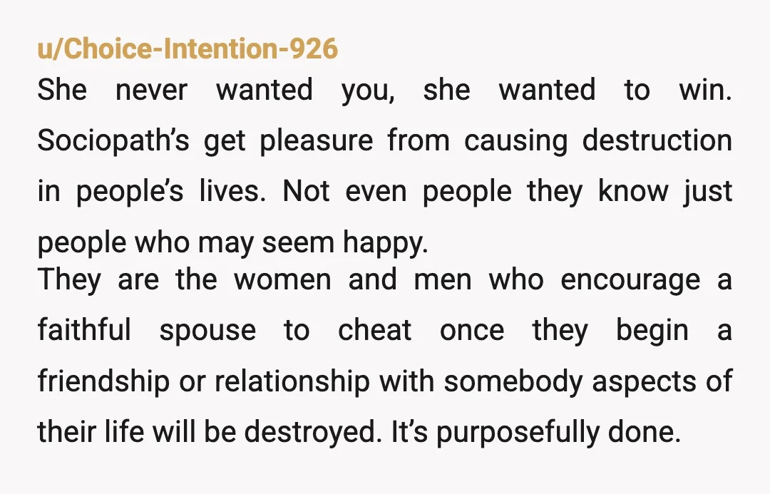 u/Bropps85
"I am a pile of human garbage and I married a pile of human garbage, can anyone explain why she acts like a pile of human garbage? "