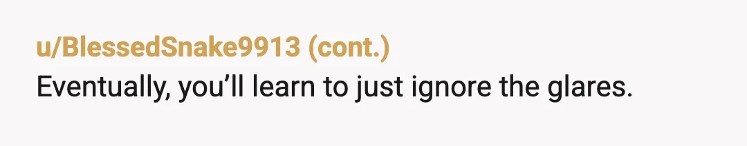 u/bottleoffries NTA she should have just kept her nose out of your business if she didn't want you to comment on it🤷 Seriously though, she was nasty first. Maybe talk...