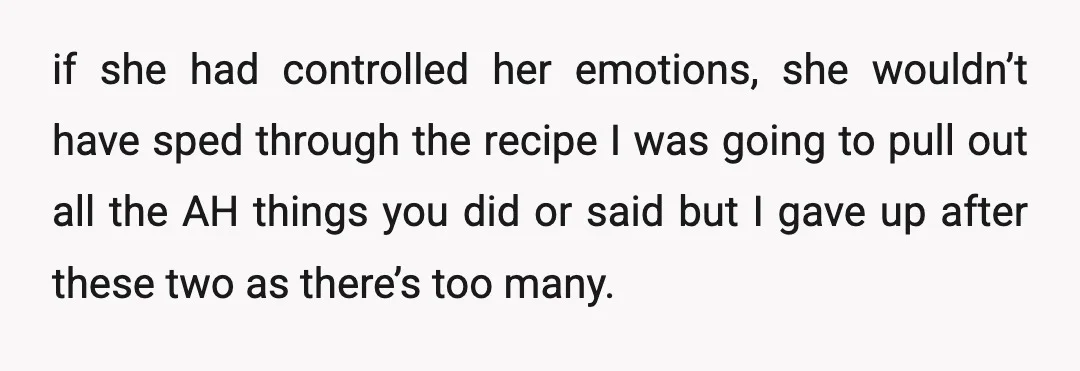 u/nouseforausername01
YTA. “Insisted” “annoyed” “previously requested” “deviation” “nonetheless”
And that is just the first paragraph!