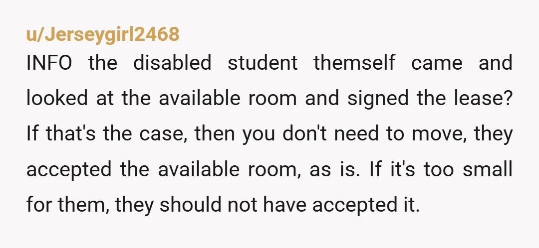u/suckerfishbeaut
NTA do you think landlord showed them the right room? Yours is taken. They can go somewhere else.