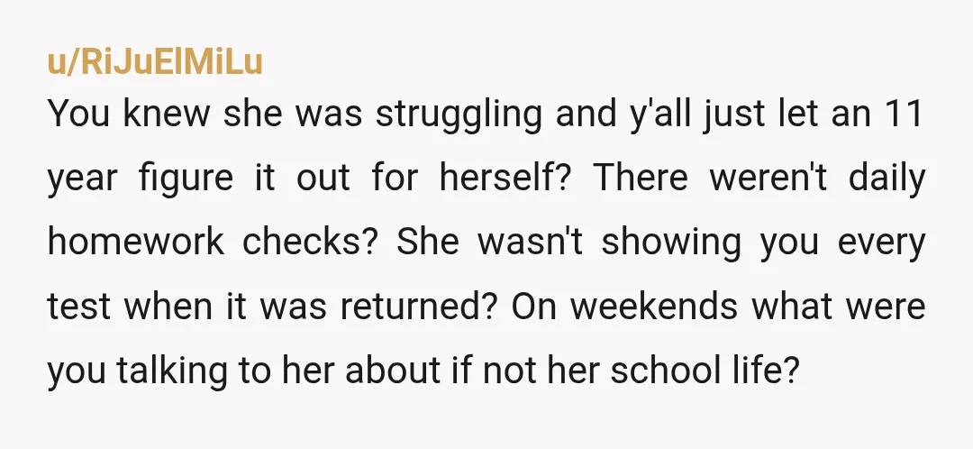 u/tigerz0973 YTA School is really important I believe the best gift you can give your child is a good education, but you have to get to the root of why...