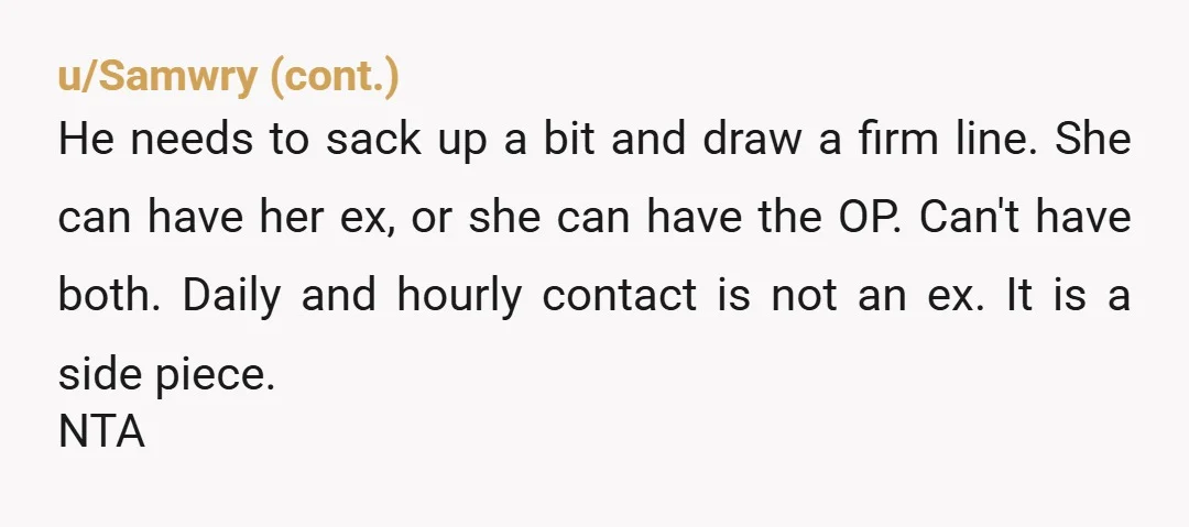 u/SpareMushrooms This is pathetic, dude. Have some self-respect. I don’t know a single man that would tolerate this for two seconds. You think she’s going to like you more because...