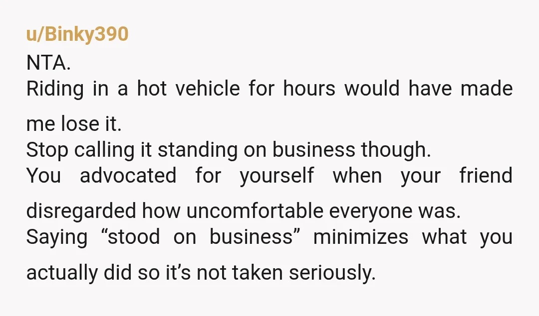 u/jcquarto This is a “friend”? I get the CONCEPT of “let’s get used to the heat” — which I interpret as “I can’t spare the money for the extra gas...