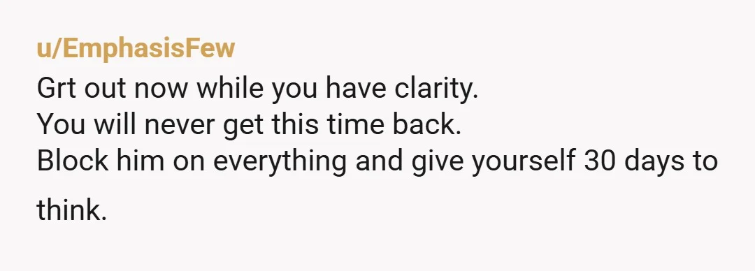 u/BurritoBowlw_guac My ex husband turned changed when we got married. I think he thought we’re married now, she’s trapped. The first time he hit me was 2 days after our...
