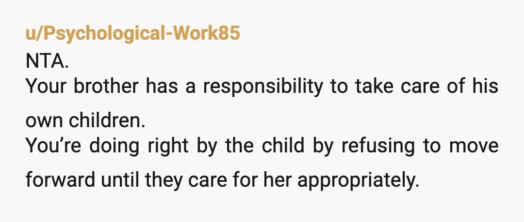Most parents show up to the doctor's office for the most insignificant reasons because they'd rather be safe than sorry. Why don't your brother & SIL care about her health...