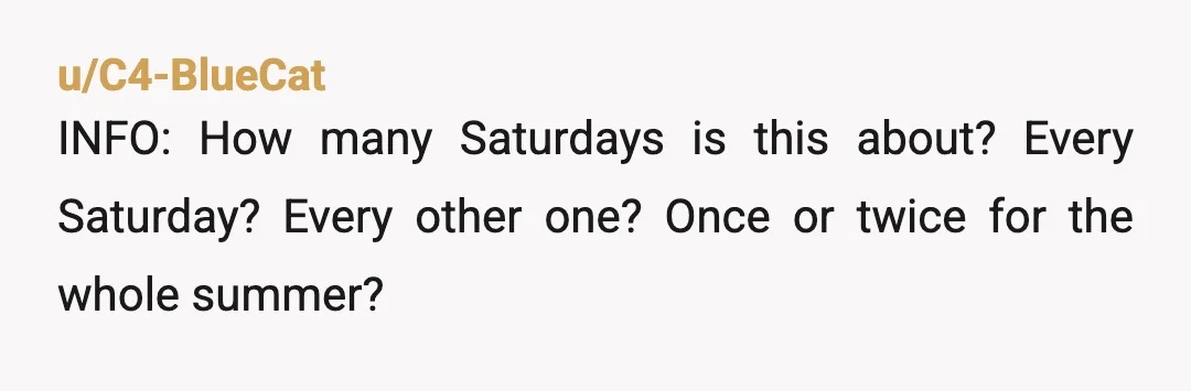 u/baldelectrician Yes Your granny is wanting to spend time with you (not every day ) but you don't realise you are being selfish She is probably alone and likes your...