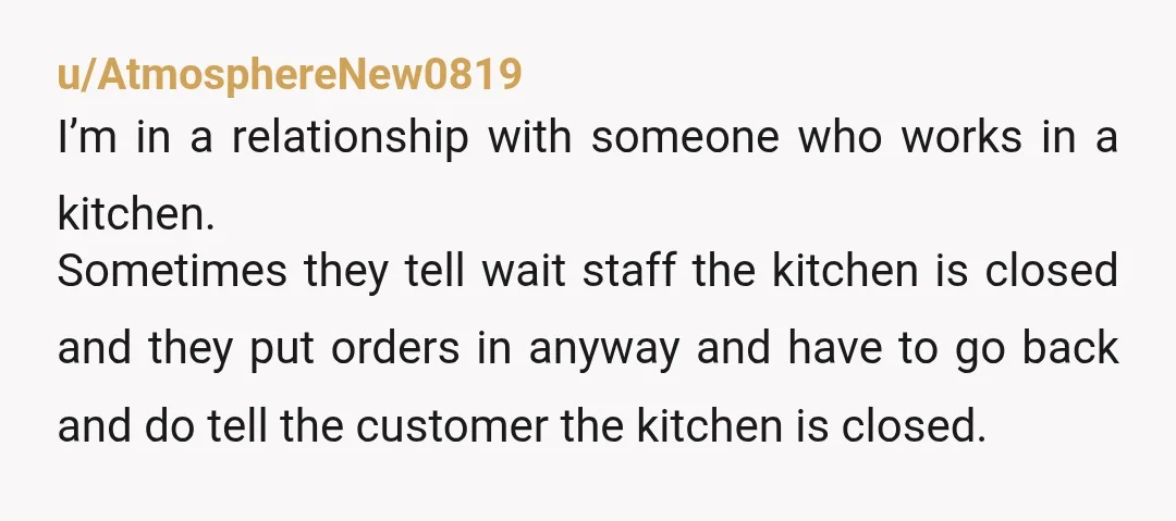 u/Weschiefem YTA imo since I have friends that work at bars and over the years they have told stories like this. But they have also said that they “don’t serve...