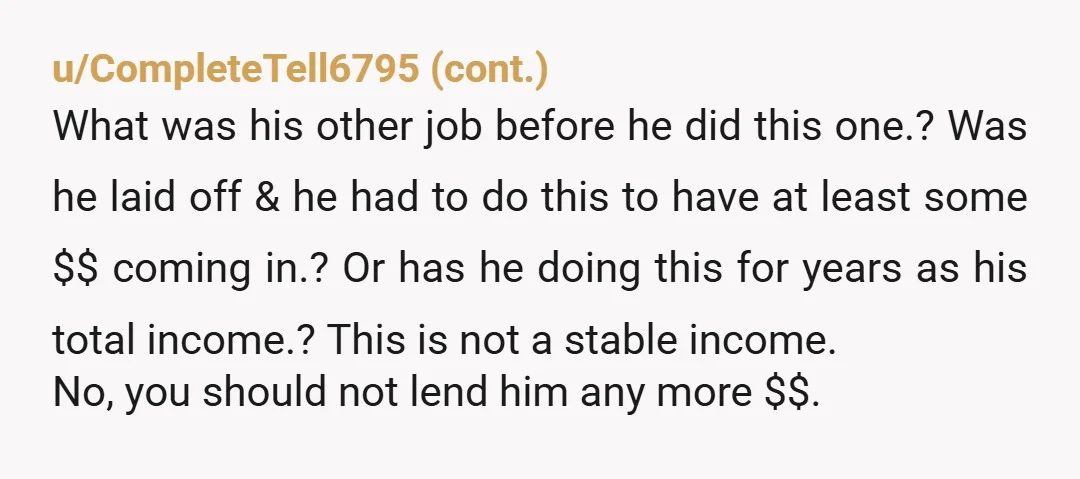 u/UbiquitousChicken He may \feel\ like he has made no money today, or he may say he didn't earn any \take home\ money today, but he did make money today. He...