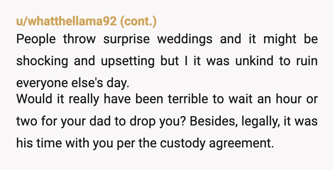 u/jxndrkx NTA does he understand why you reacted the way you did? It’s pretty messed up that everyone knew for months expect you. They even got you the dress size....