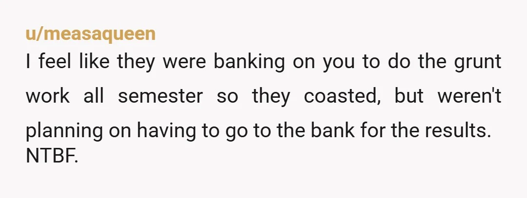 u/CinnyToastie
NTB. Get that money. you earned it. You wouldn't do an immersive tutor session for free, right?