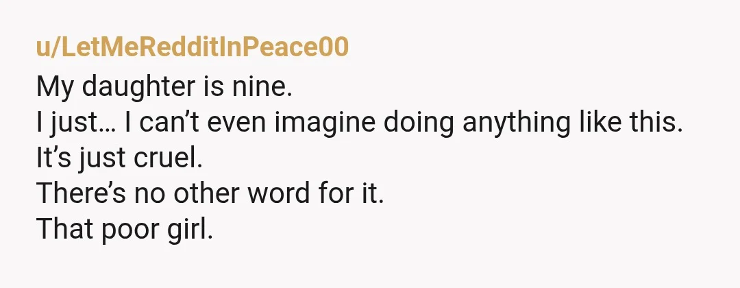 u/Cybermagetx
Crippled or nearly at 9 due to slouching.
I hope the inmates finds out if they ever get prison time.