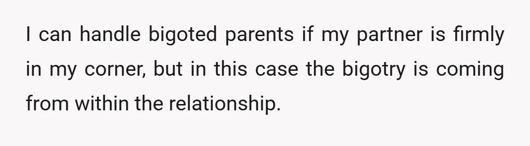 u/Constant-External-85
The most shocking twist is that OOP is indeed the most progressive one out of the family.