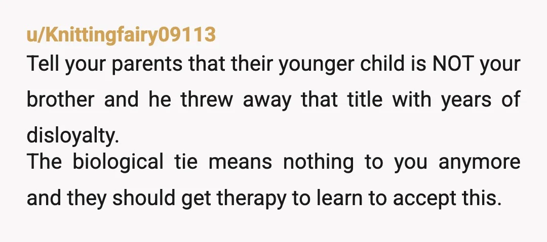 u/dr_mus_musculus You are not the right person to be supporting him right now. Your resentment is clear, I’m sure it’d be evident in person too Your parents are selfish for...