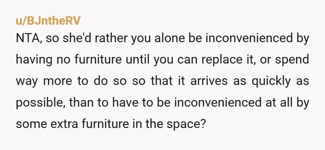 u/RFL92
Check that the landlord hasn't put the furniture on the inventory....