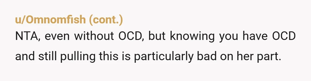 u/weirdbean NTA she basically stole your bedsheets - from her comment that you “probably won’t want them back now as she’s had sex with her boyfriend on them” knowing you...