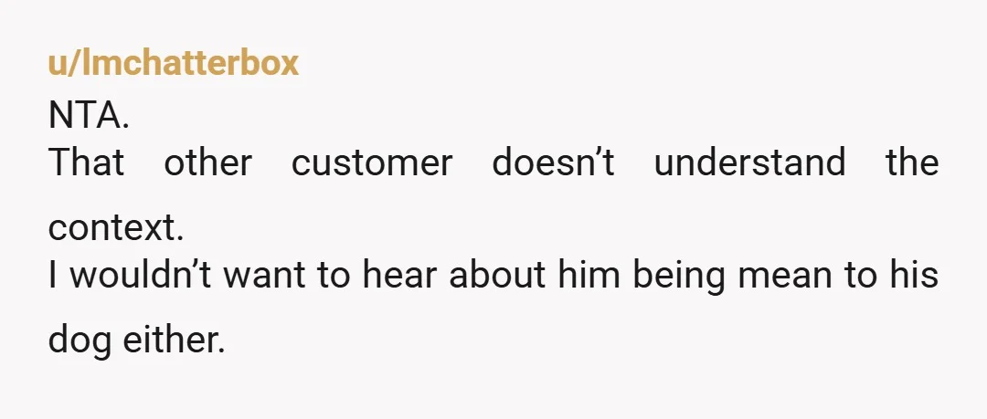 u/Rich_27-
NTA
You are there to work not be a carer