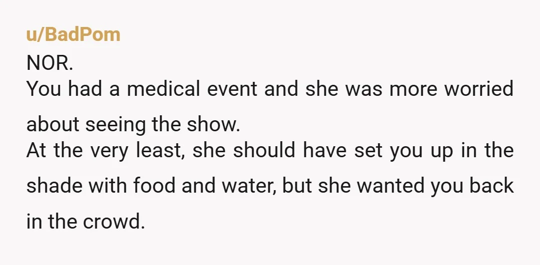 u/likethedishes NOR, but I \could\ understand her being upset with the context you gave. “We’ve had prior arguments over this type of thing before, her feeling like she doesn’t want...