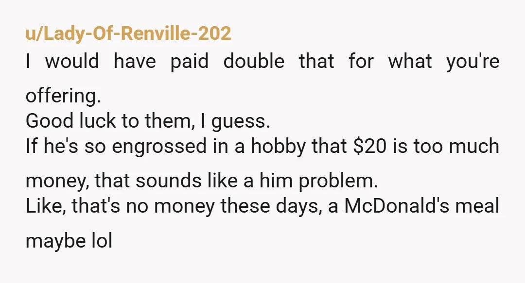 u/dncrmom
$20 is too cheap for your notes. You need to value your work more.
