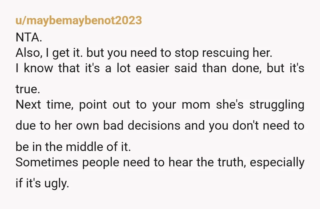 u/Derase_Ank
the biggest red flag is that she didn’t just ask for help, she kept pushing after you said no, that’s not desperation, that’s entitlement