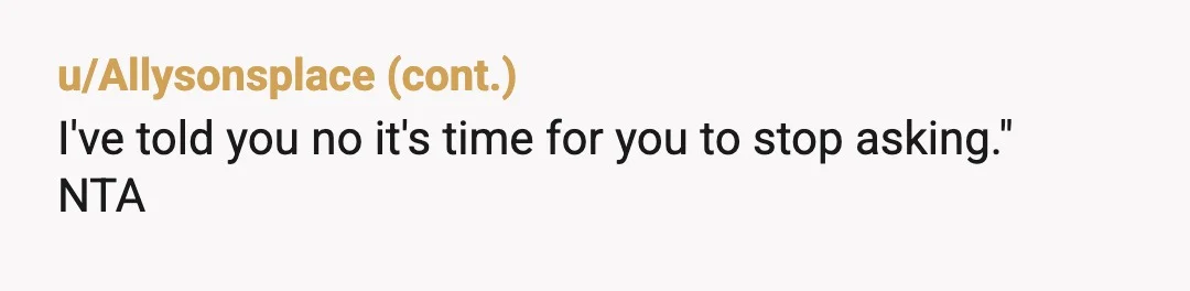 u/Fiery_n_Small How is it being weirdly territorial that you don't want total strangers in your home? It's not weird. Your friend is being weird and very pushy. Why can't they...