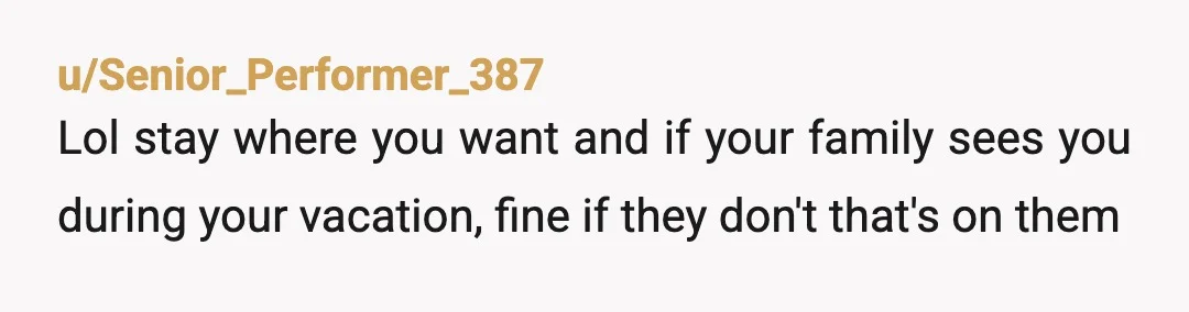 u/HawtPuffPuff NTA. I'm glad you are self aware. Stand by your wife and present family. You are the head of your own household now. Your father's family will eventually get...