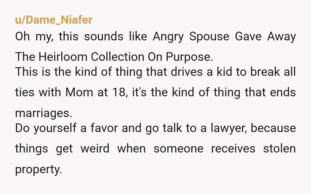 u/Successful-Spite2598
NTA - it is her problem.
She got caught out and knows she did the wrong thing so trying to push the responsibility to you.