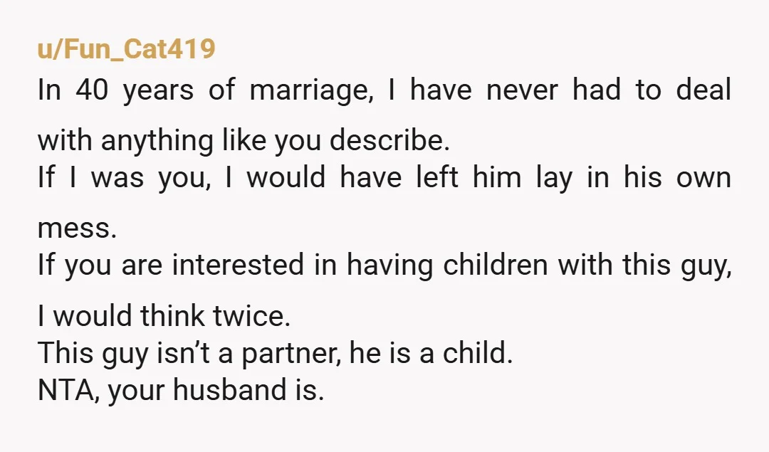 u/Traditional_Bench770 I think you already know what needs to be done. I do wonder how long you’ve been together before marriage as it sounds like he’s just let his guard...