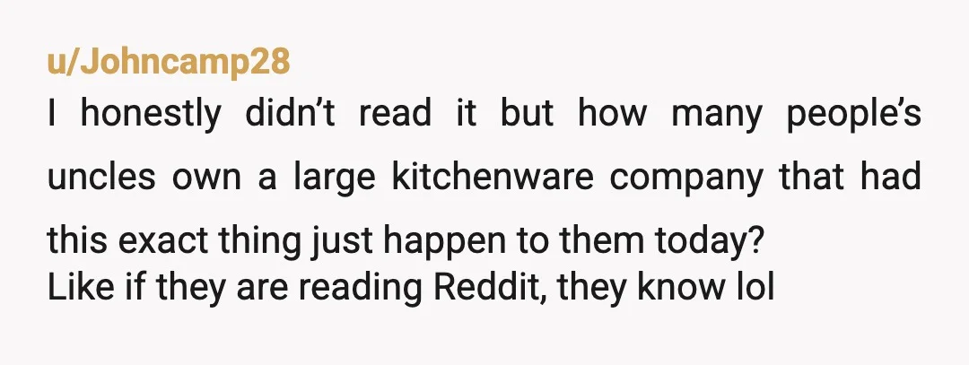u/tehdemon
Can you pm me yo uncles company, I can give you exposure