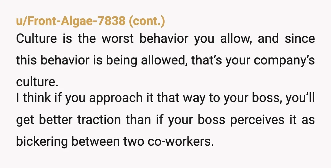 u/softshoulder313
NTA.
Your pregnancy is no one's business except for you, the father of the baby and whoever you want to tell.
Your coworker is majorly overstepping and harassing you.