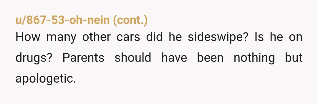 u/HealthWarm4624
NTA doesn't matter what age they are; if it's a hit and run, then that's what it is.
