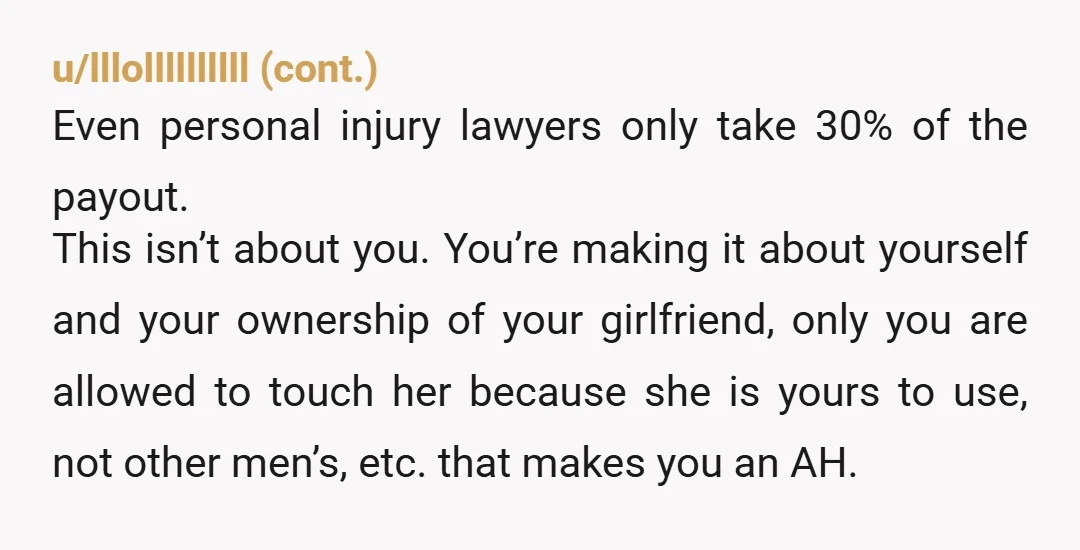 u/maemtz ESH. Outside of you guys just not reporting him and blackmailing him for money, she knew you well enough to assume you’d be okay with her scamming this man?...