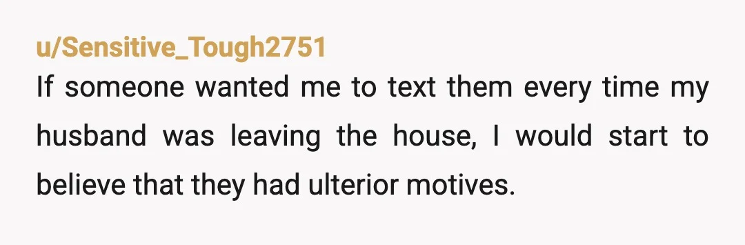 u/Curly-help-plz Your neighbour has severe anxiety. Everyone here is right that you should not cater to her. I just want to reassure you that starting the car with the garage...