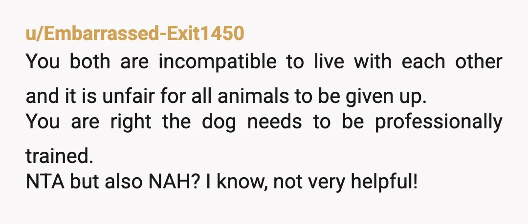 u/Select-Garbage251
Training is cruel but getting rid of it isn't? What kindve logic is this?