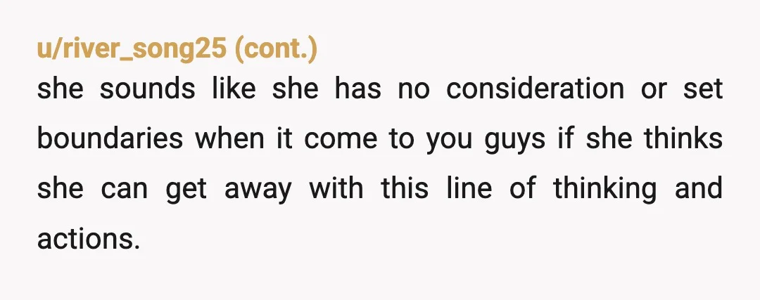 u/RemoteBroccoli
NTA, change the locks, and get moving on with your lifes, where there is no Erica.