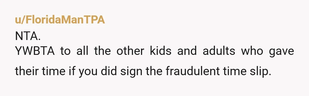 u/celticmusebooks
Seriously hoping you wrote out the hour as ONE as I totally see mom changing that 1 into a 4