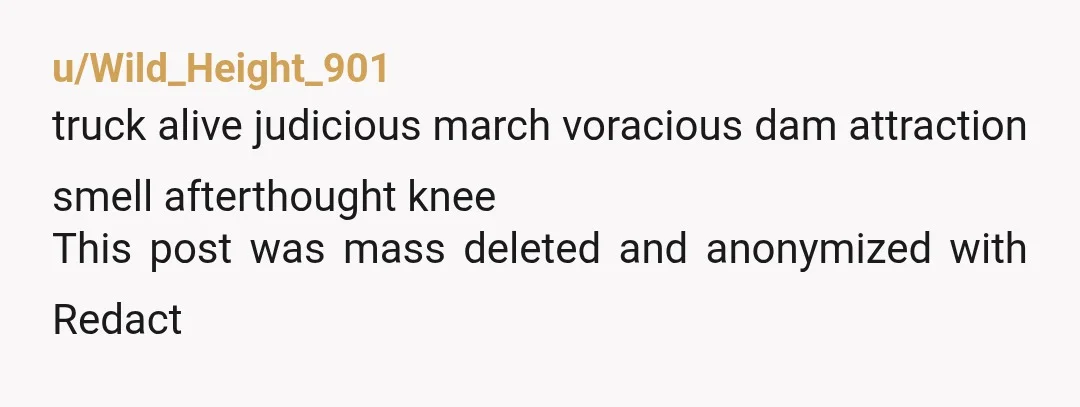 u/Wild_Height_901
truck alive judicious march voracious dam attraction smell afterthought knee
This post was mass deleted and anonymized with Redact