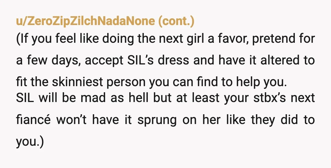 u/Efficient-Arm-2838 🚩🚩🚩🚩🚩 girl you need to cut your losses and RUN! You don't need anyone's permission to wear anything! Virtual hug from a random woman in Texas who has her...