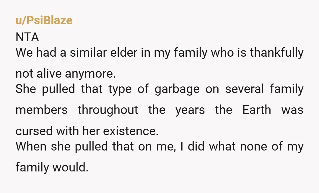 u/el_grande_ricardo I think you need to speak to more family members. Even if they were told you "defrauded grandma", that's not enough to cut off contact. The "disconnect" was probably...
