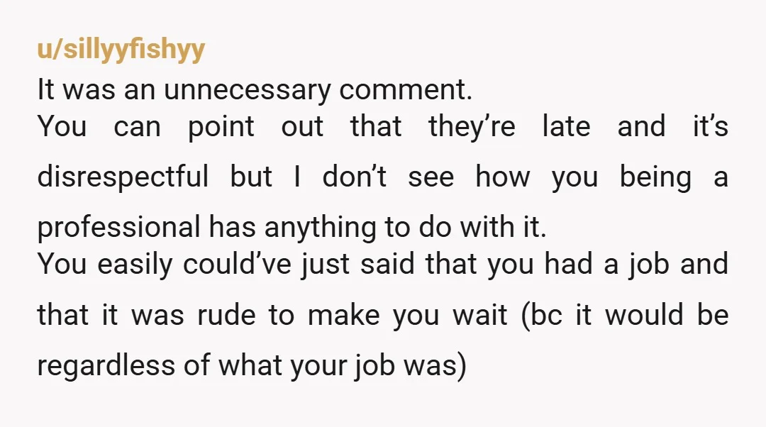 u/Only-Breadfruit-6108 You’re upset that the doctor spoke directly to your child, the patient? Or you’re just angry in general and clutching at straws? YTA And the reason that the doctor...