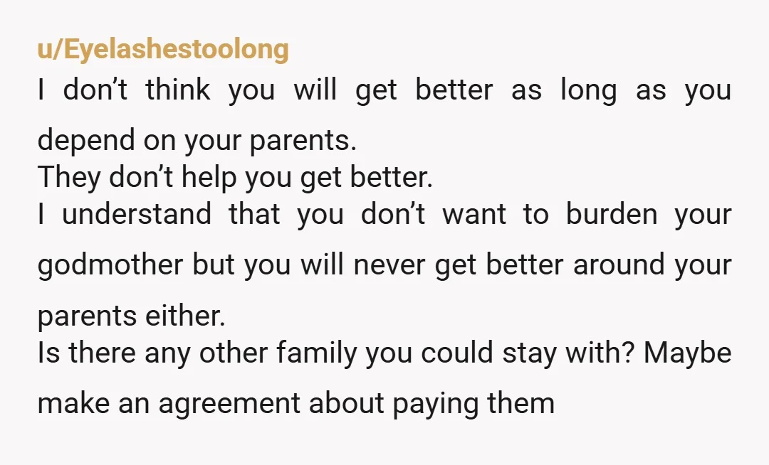 u/Lovely_tacos07 Not the AITA, why should you keep silent on your experience and how it impacts your mental health. Have you tried telling your aunt to stop completely?