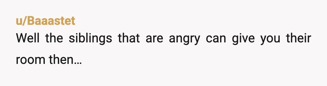 u/TomeThugNHarmony4664
How dare you not be grateful to take the crappiest accommodations while everyone else is in comfort???? /s
NTH and don’t go.