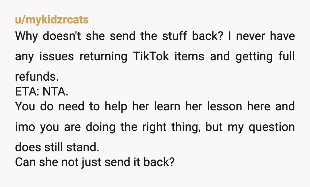 u/War_D0ct0r Your daughter needs to learn a lesson. Her actions involve consequences. Would you normally pay for the backpack? If so still get her a backpack, if not short term...