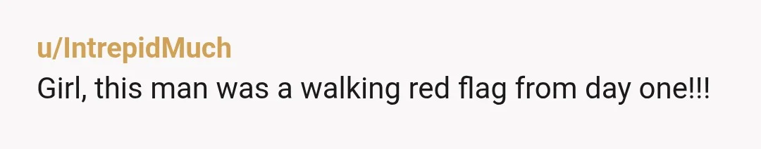 u/Current-Anybody9331
NOR.
He's controlling and abusive.
Next time, go slower in your relationship. Really get to know the person.
And find one who is a good person.