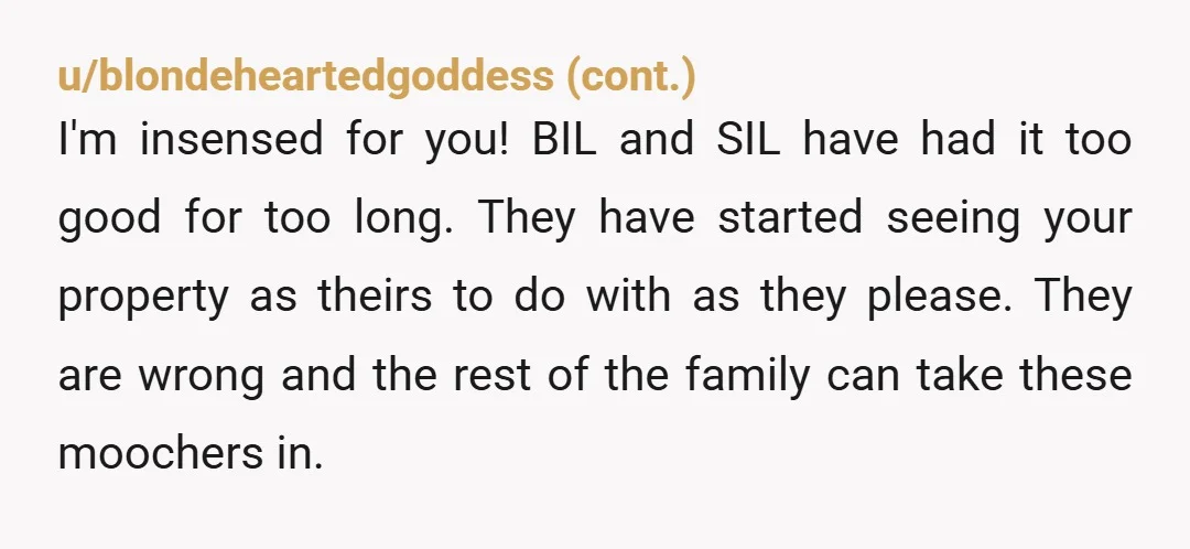u/GossipingGM199 Sounds like they have forgotten their place in the food chain of life and paying bills. They have no room to be this disrespectful. They had company they were...
